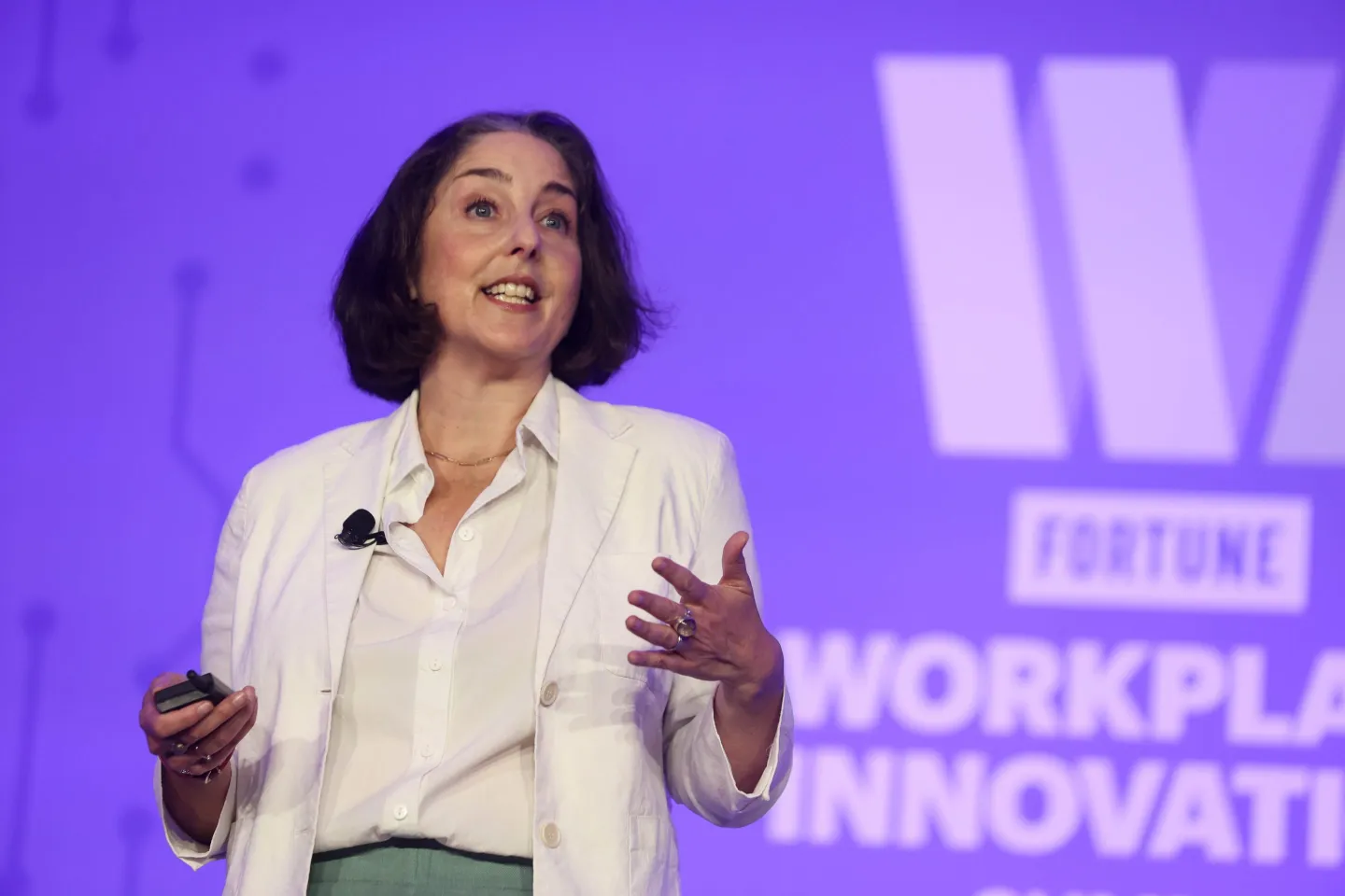 Elizabeth Brink, co-CEO of architecture and design firm Gensler, at Fortune's Workplace Innovation Summit