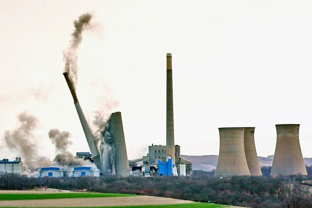 A coal-fired power plant