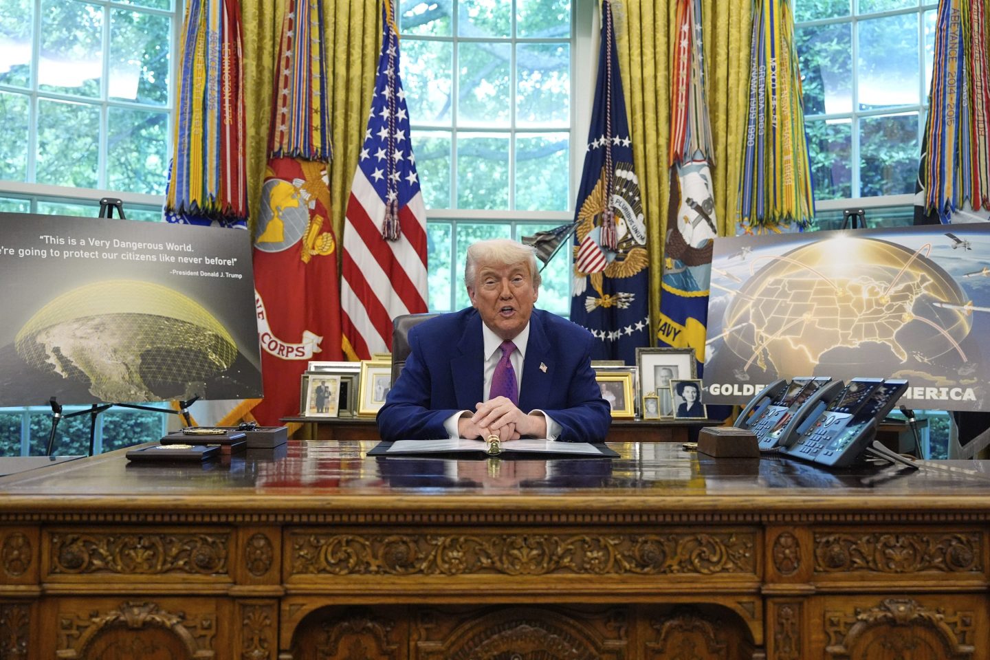 Trump chooses design for $175 billion ‘Golden Dome’ missile defense program