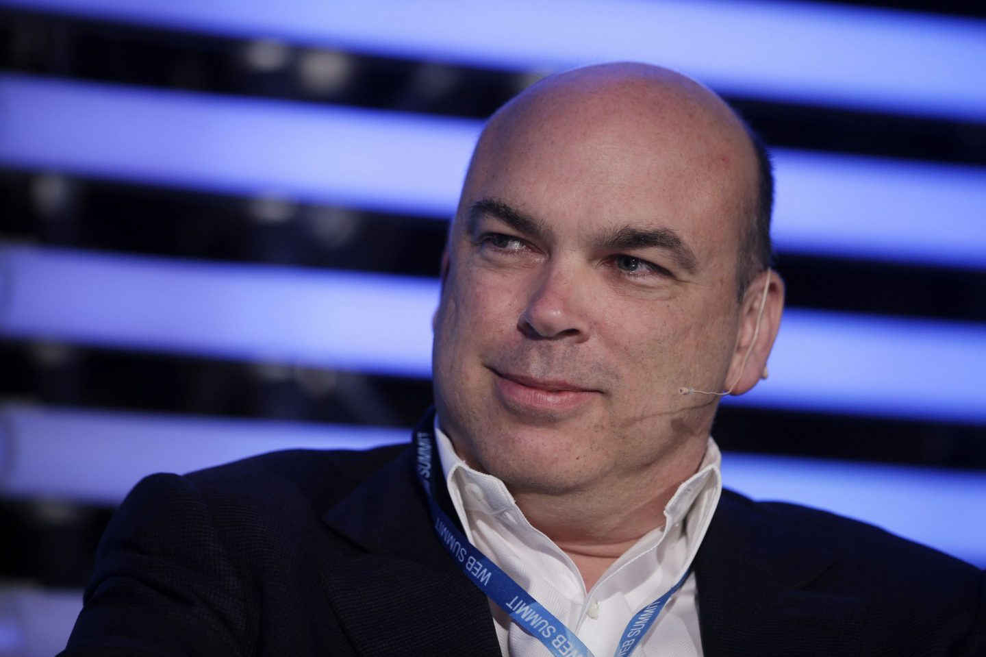 Mike Lynch, former chief executive officer of Autonomy Corp., pauses during the London Web Summit in London, U.K., on Friday, March 1, 2013. Autonomy Corp's financial reporting in the years leading up to Hewlett-Packard Co.'s acquisition is being investigated by the U.K. accounting regulator.