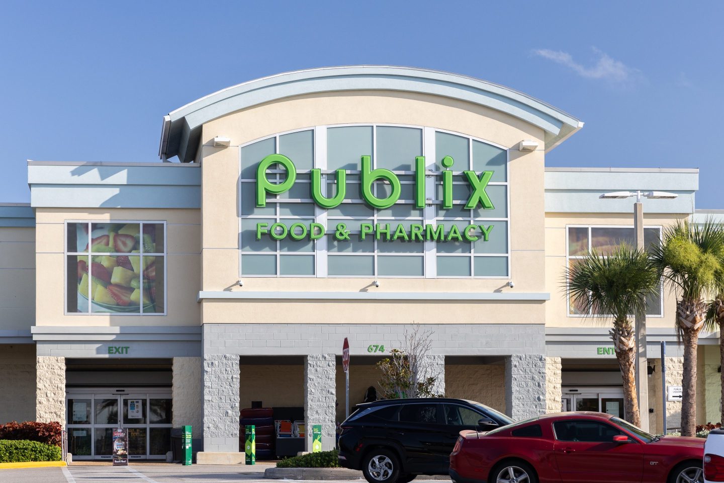 Madeira Beach, FL, USA - May 29, 2024: Publix Super Market is an employee-owned American supermarket chain based out of Lakeland, FL with over 1400 locations.