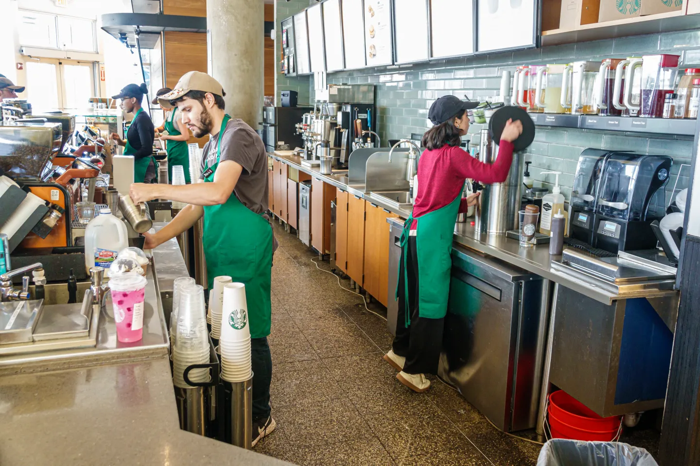 Starbucks baristas strike over dress code, signal more walkouts