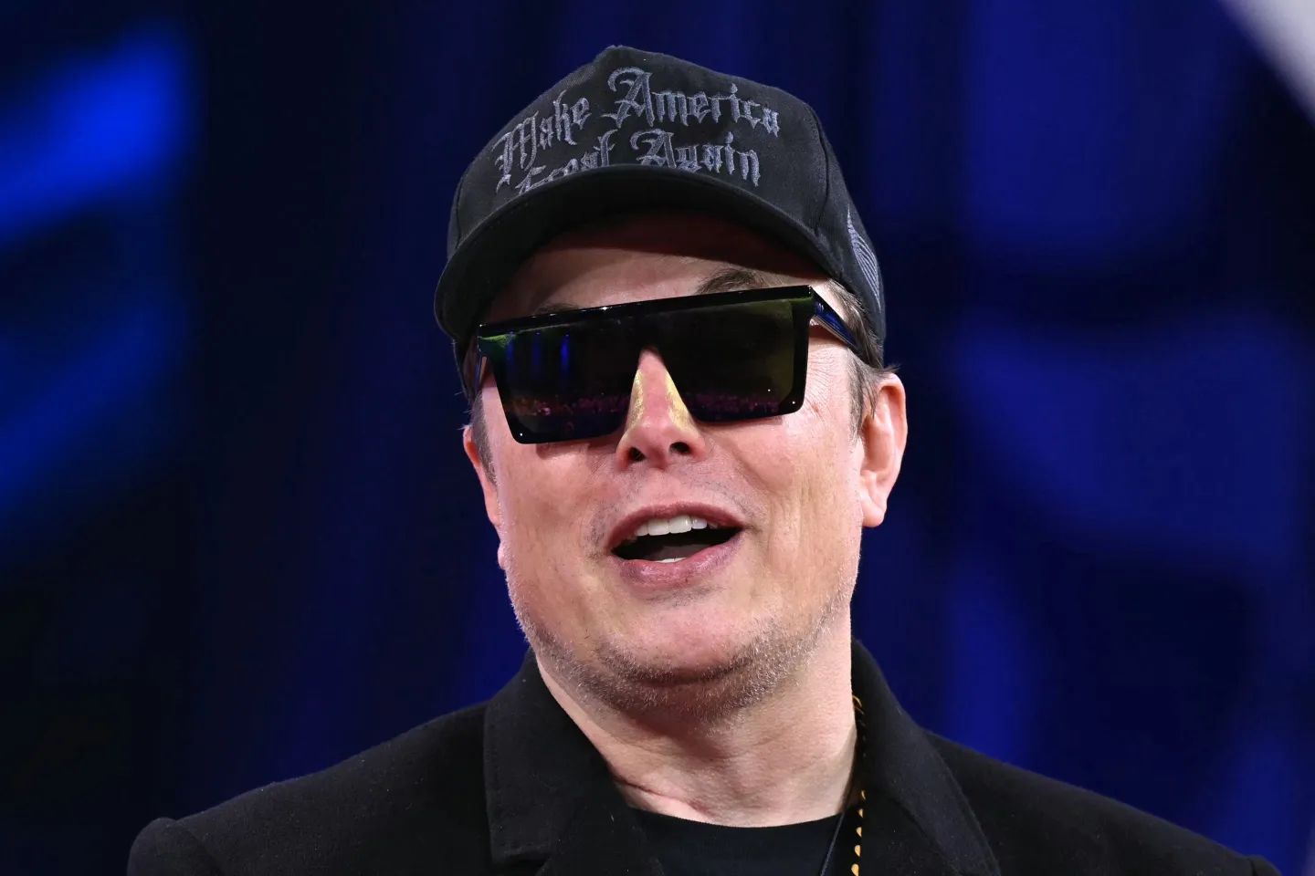 Elon Musk speaks during the annual Conservative Political Action Conference (CPAC) at the Gaylord National Resort & Convention Center at National Harbor in Oxon Hill, Maryland, on February 20, 2025.