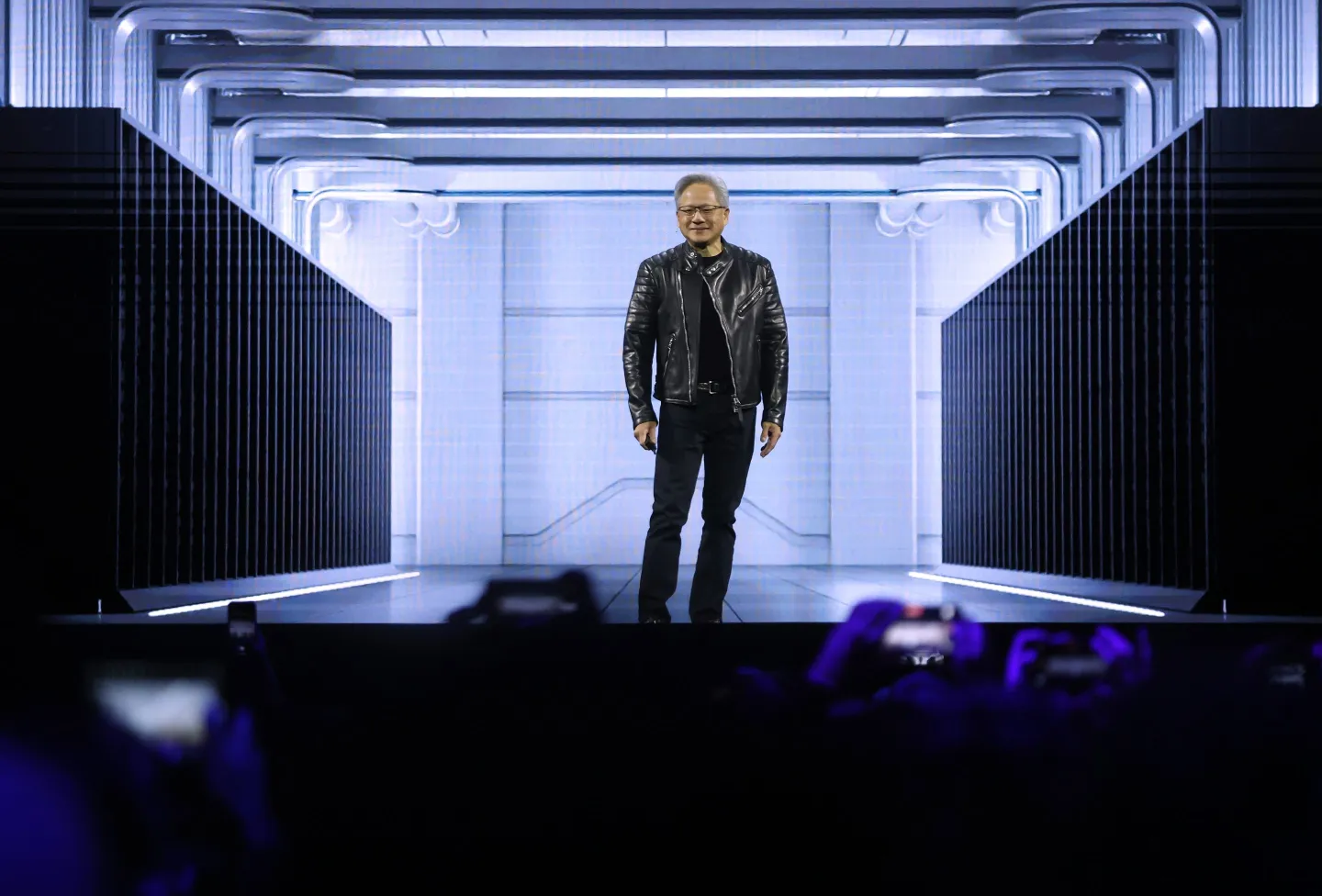 SAN JOSE, CALIFORNIA - MARCH 18: Nvidia CEO Jensen Huang delivers the keynote address during the Nvidia GTC 2025 at SAP Center on March 18, 2025 in San Jose, California. The annual Nvidia GTC conference runs through March 20th.  (Photo by Justin Sullivan/Getty Images)