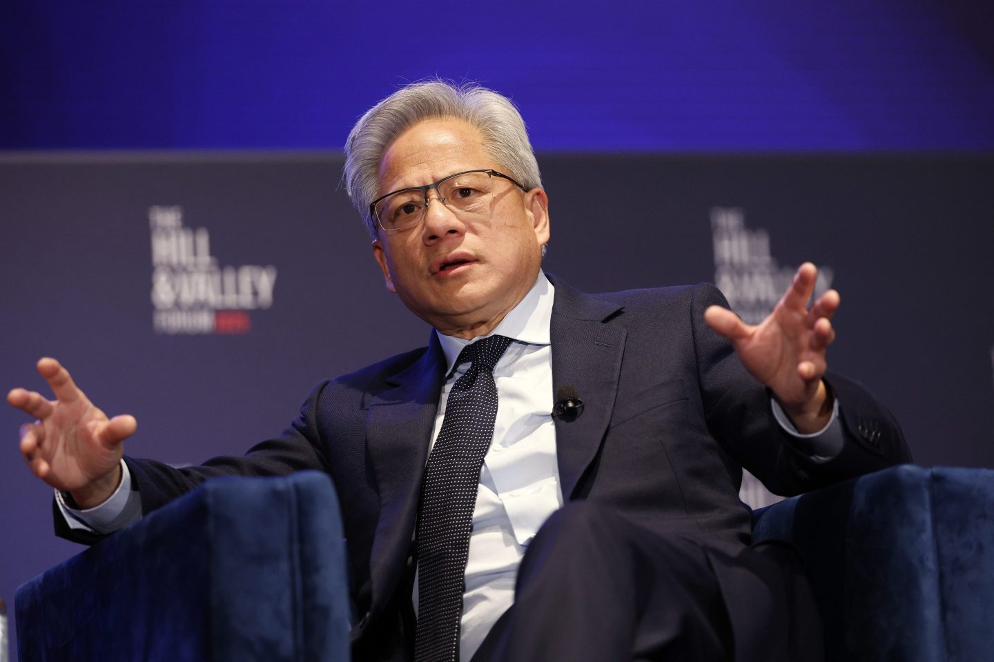 Nvidia CEO Jensen Huang at the Hill and Valley Forum