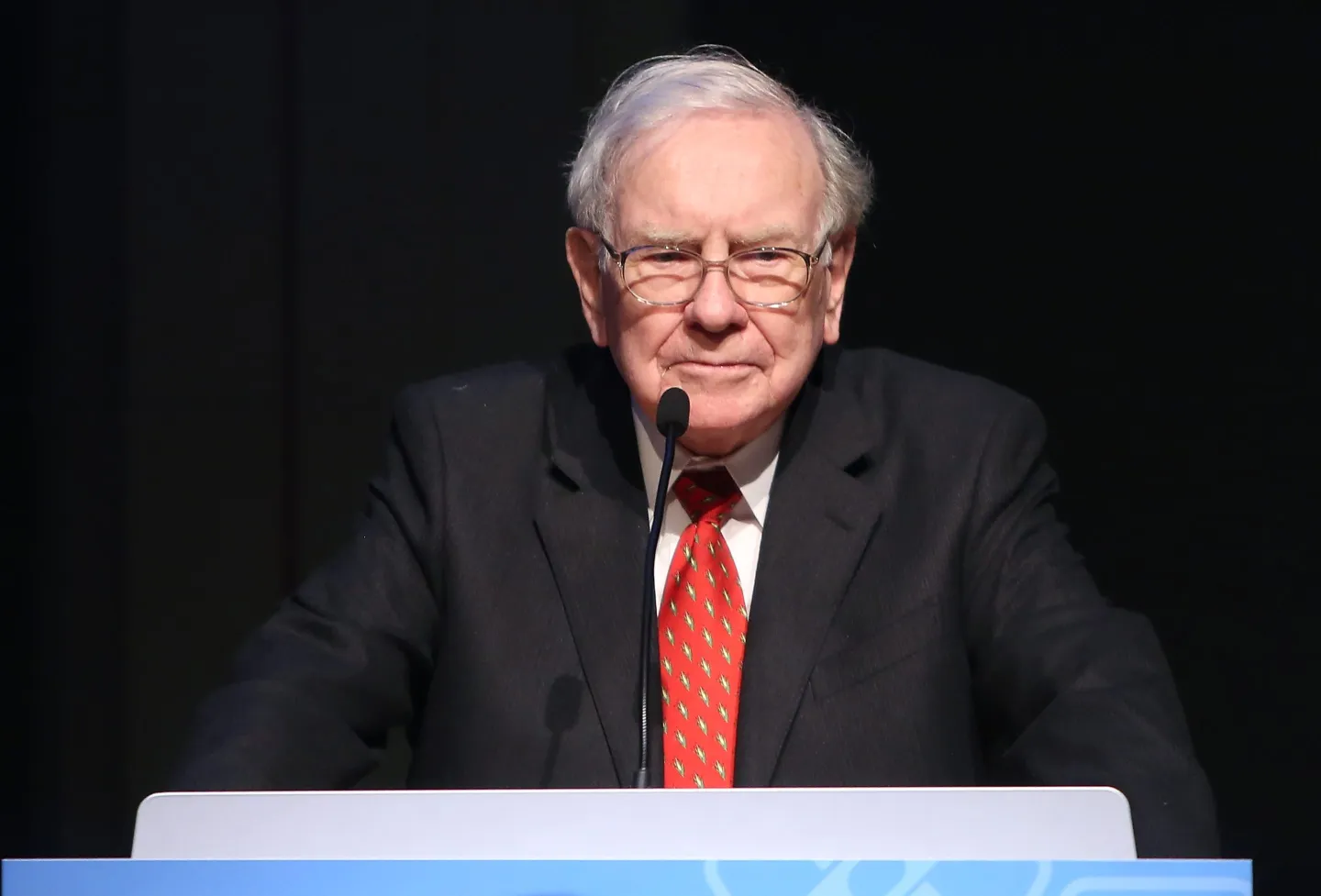 Berkshire Hathaway CEO Warren Buffett at a philanthropy event