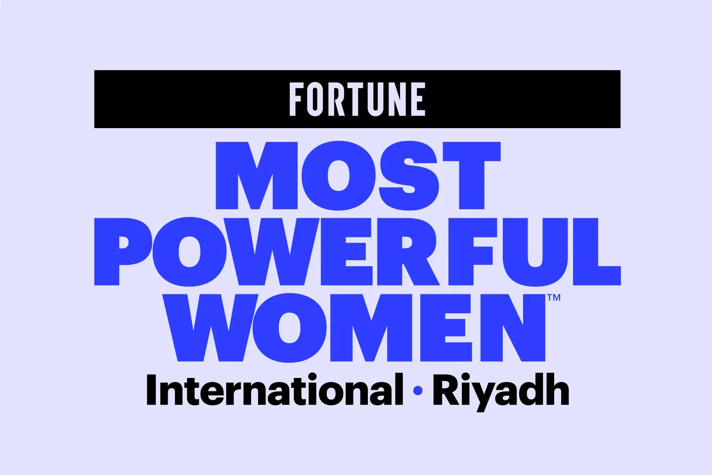 Fortune Most Powerful Women International Riyadh logo